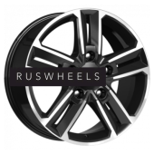 Диски КИК 8x18/5x114,3 ET45 D67,1 Backfire (КС763M) Алмаз черный