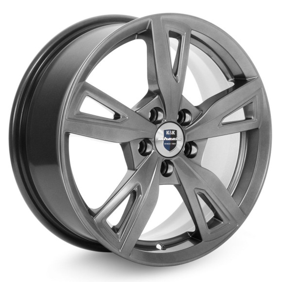 Диски КиК 6.5\R16 5*114.3 ET45 d60.1 Дарк платинум