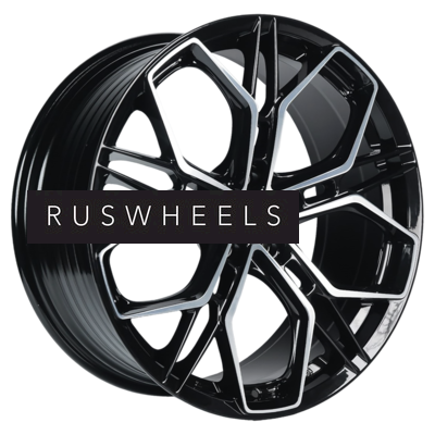 Диски INCH 8,5x20/5x114,3 ET45 D67,1 FA8534 Gloss Black Machined Face (ZJH)
