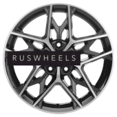Диски Khomen Wheels 7x17/5x114,3 ET45 D60,1 KHW1709 (Changan/Geely/Lexus/Toyota) Black-FP