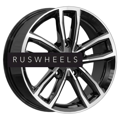 Диски КИК 6,5x17/5x112 ET43 D66,6 Каланг (КС1086) Алмаз черный