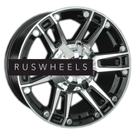 Диски LS 8x17/6x139,7 ET36 D100,1 558 BKF (конус, Колпак+лого)