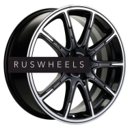 Диски Khomen Wheels 6,5x17/4x100 ET43 D60,1 KHW1707 (Lada Vesta Cross) Black-FP