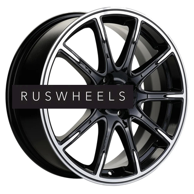 Диски Khomen Wheels 6,5x17/4x100 ET43 D60,1 KHW1707 (Lada Vesta Cross) Black-FP