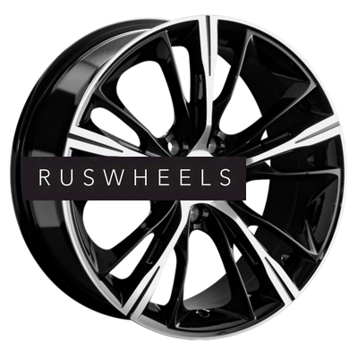 Диски Replay 8x18/5x114,3 ET30 D60,1 LX198 BKFP (конус, C570)