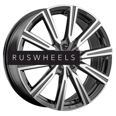 Диски Replay 7,5x19/5x108 ET36 D65,1 CHR102 BKF (конус, C570)