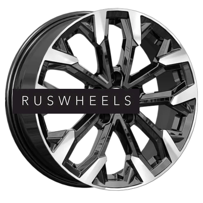 Диски КИК 6,5x17/5x105 ET38 D56,6 Морейн (КС1046) Алмаз черный Диски КИК 6,5x17/5x105 ET38 D56,6 Морейн (КС1046) Алмаз черный