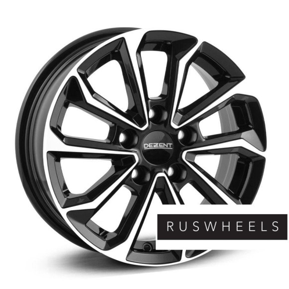Диски Dezent R18 / 7.5J PCD 5x115 ЕТ 42 ЦО 70.2 KS black polished
