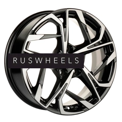 Диски Khomen Wheels 7x17/5x114,3 ET40 D57,1 KHW1716 (Besturn X40) Black-FP Диски Khomen Wheels 7x17/5x114,3 ET40 D57,1 KHW1716 (Besturn X40) Black-FP
