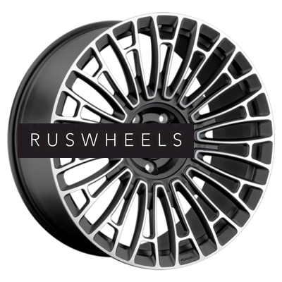 Диски LS Forged 8,5x21/5x120 ET43,5 D72,6 LS FG25 MBF (конус, Колпак+лого)