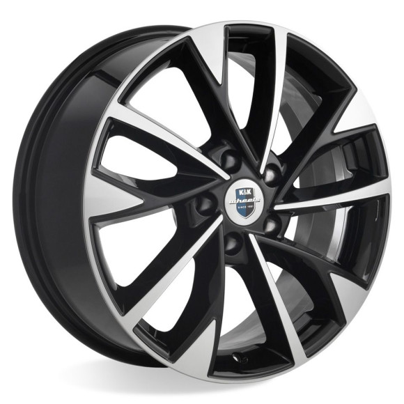 Диски КиК 7,0\R17 5*114.3 ET45 d60.1 Алмаз черный Диски КиК 7,0\R17 5*114.3 ET45 d60.1 Алмаз черный