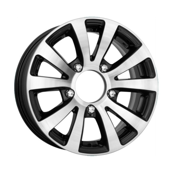 Диски КиК 6,0\R15 5*139.7 ET35 d98 Алмаз черный
