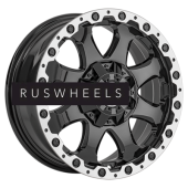 Диски LS 8x17/6x139,7 ET36 D100,1 1375 BKL (конус, Колпак+лого)