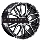 Диски LS Forged 8,5x19/5x112 ET38 D66,6 LS FG04 BKF (конус, C570)