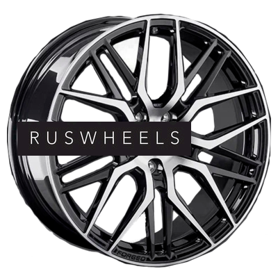 Диски LS Forged 8,5x19/5x112 ET38 D66,6 LS FG04 BKF (конус, C570)