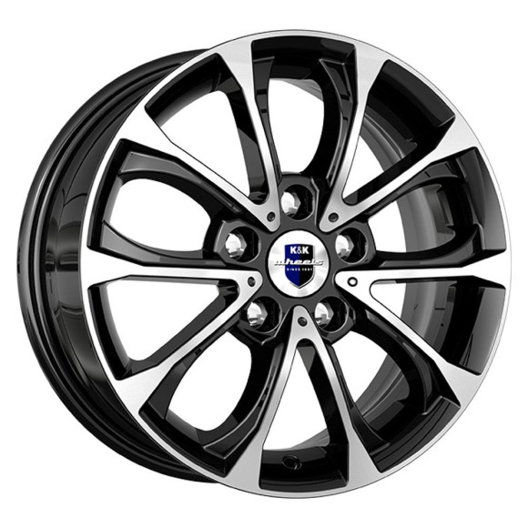 Диски КиК  Urals-оригинал (КС732)  6,5\R15 5*114,3 ET43  d66,1  Алмаз черный  [r67866]