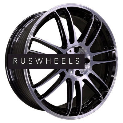 Диски INCH 7x18/5x114,3 ET45 D66,1 FA8535 Gloss Black Machined Face (ZJH) FlowForming