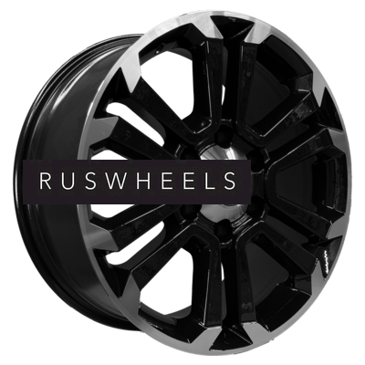 Диски Khomen Wheels 7,5x18/6x139,7 ET20 D106,1 KHW1817 (Lexus GX) Black-FP Диски Khomen Wheels 7,5x18/6x139,7 ET20 D106,1 KHW1817 (Lexus GX) Black-FP