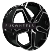 Диски Khomen Wheels 7,5x19/5x114,3 ET35 D60,1 KHW1909 (Lexus NX) Black-FP