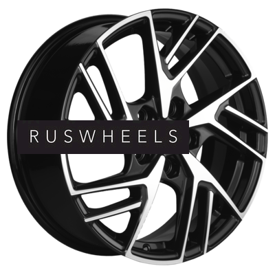 Диски Khomen Wheels 6,5x17/5x112 ET38 D57,1 KHW1722 (Tiguan/Karoq) Black-FP