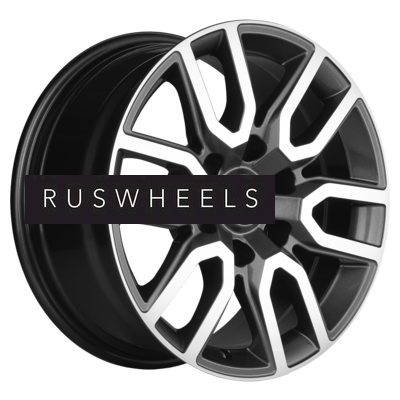 Диски Khomen Wheels 8x17/6x139,7 ET50 D92,5 KHW1723 (Hyundai H-1/Staria) Gray-FP Диски Khomen Wheels 8x17/6x139,7 ET50 D92,5 KHW1723 (Hyundai H-1/Staria) Gray-FP