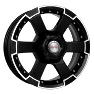 Диски КиК 7,0\R16 6*139.7 ET20 d67.1 Алмаз черный Диски КиК 7,0\R16 6*139.7 ET20 d67.1 Алмаз черный