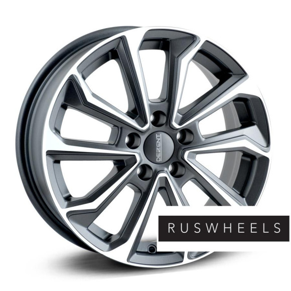 Диски Dezent R17 / 7J PCD 5x100 ЕТ 48 ЦО 56.1 KS dark