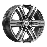 Диски КиК 7.5\R17 6*139.7 ET38 d67.1 Алмаз черный