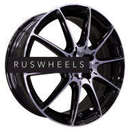 Диски INCH 6,5x17/4x100 ET43 D60,1 FA8537 Gloss Black Machined Face (ZJH) FlowForming