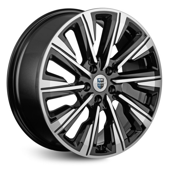 Диски КиК 7.5\R19 5*114.3 ET45 d66.6 Алмаз черный Диски КиК 7.5\R19 5*114.3 ET45 d66.6 Алмаз черный
