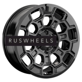 Диски LS 8x18/6x139,7 ET36 D100,1 1364 BK (конус, Колпак+лого)