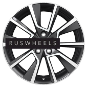 Диски Khomen Wheels 7x18/5x114,3 ET45 D60,1 KHW1802 (Changan/Geely/Lexus/Suzuki/Toyota) Black-FP