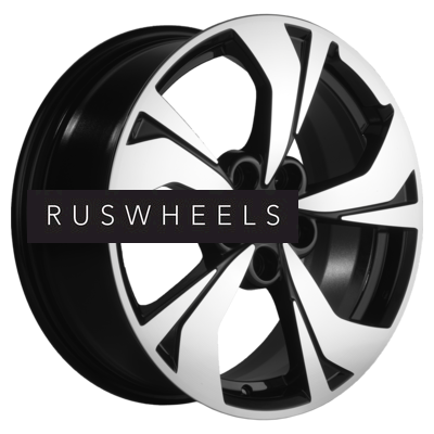 Диски Khomen Wheels 7x17/5x114,3 ET45 D60,1 KHW1724 (Camry) Black-FP Диски Khomen Wheels 7x17/5x114,3 ET45 D60,1 KHW1724 (Camry) Black-FP