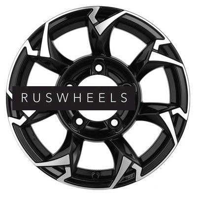 Диски Khomen Wheels 5,5x15/5x139,7 ET5 D98,5 KHW1505 (Lada NIVA 4x4) Black-FP