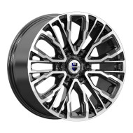 Диски КиК  Кортес (КС1102)  8,5\R19 6*139,7 ET25  d106,1  Алмаз черный  [82533]  <Ш>  Fb max 965 kg