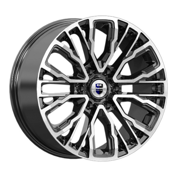 Диски КиК  Кортес (КС1102)  8,5\R19 6*139,7 ET25  d106,1  Алмаз черный  [82533]  <Ш>  Fb max 965 kg