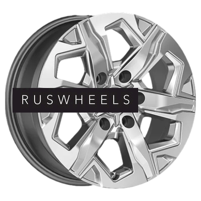 Диски КИК 7,5x17/6x139,7 ET45 D93,1 Тейт (КС1050) Дарк платинум Диски КИК 7,5x17/6x139,7 ET45 D93,1 Тейт (КС1050) Дарк платинум