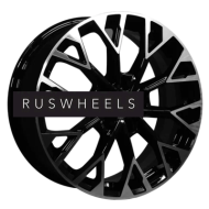 Диски Khomen Wheels 7x17/5x112 ET40 D57,1 KHW1718 (Kodiaq/Tiguan) Black-FP Диски Khomen Wheels 7x17/5x112 ET40 D57,1 KHW1718 (Kodiaq/Tiguan) Black-FP
