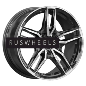 Диски КИК 8x17/5x120 ET43 D72,6 Бартон (КС1110) Алмаз черный