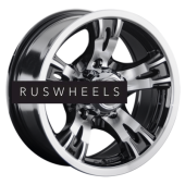 Диски LS 7x15/5x139,7 ET-10 D108,5 883 BKF (конус, Колпак+лого)