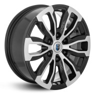 Диски КиК 7.5\R18 6*139.7 ET38 d67.1 Алмаз черный Диски КиК 7.5\R18 6*139.7 ET38 d67.1 Алмаз черный