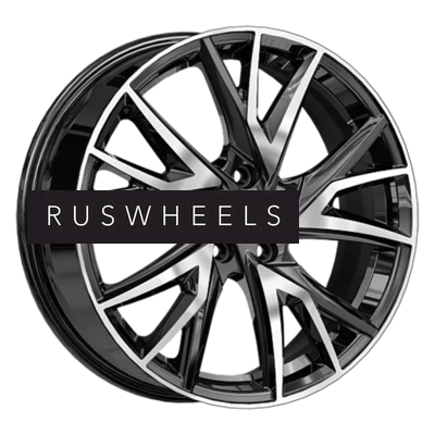 Диски КИК 6,5x18/5x112 ET43 D57,1 Кайлас (КС1054) Алмаз черный