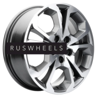 Диски Khomen Wheels 6,5x17/5x114,3 ET50 D64,1 KHW1711 (Haval/Honda) Gray-FP Диски Khomen Wheels 6,5x17/5x114,3 ET50 D64,1 KHW1711 (Haval/Honda) Gray-FP