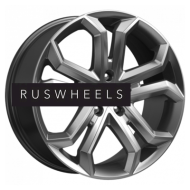 Диски КИК 8,5x19/5x114,3 ET45 D67,1 Пандора (КС466) Дарк платинум