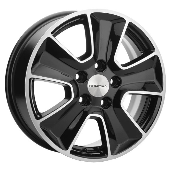 Диски Khomen Wheels 6,5x16/5x114,3 ET50 D66,1 KHW1601 (Renault/Nissan) Black-FP