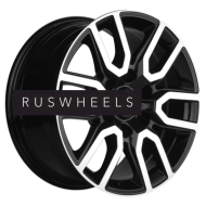 Диски Khomen Wheels 8x17/6x139,7 ET38 D67,1 KHW1723 (L200) Black-FP