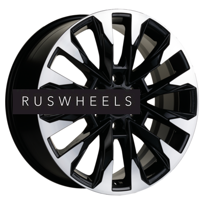 Диски Khomen Wheels 8x20/6x139,7 ET25 D106,1 KHW2010 (LC Prado) Black-FP Диски Khomen Wheels 8x20/6x139,7 ET25 D106,1 KHW2010 (LC Prado) Black-FP