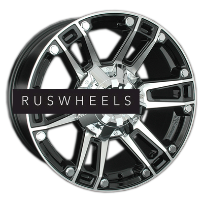 Диски LS 8x17/6x139,7 ET30 D100,1 558 BKF (конус, Колпак+лого)