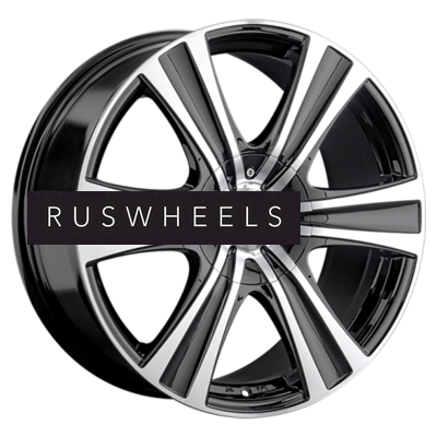 Диски LS 9x20/6x114,3 ET35 D67,1 1370 BKF (конус, Колпак+лого)