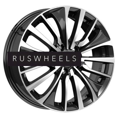 Диски КИК 6,5x17/5x108 ET33 D60,1 Flanker (КС1097) Алмаз черный